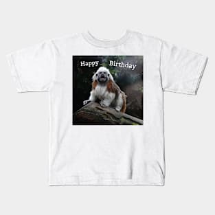 Birthday Monkey Kids T-Shirt